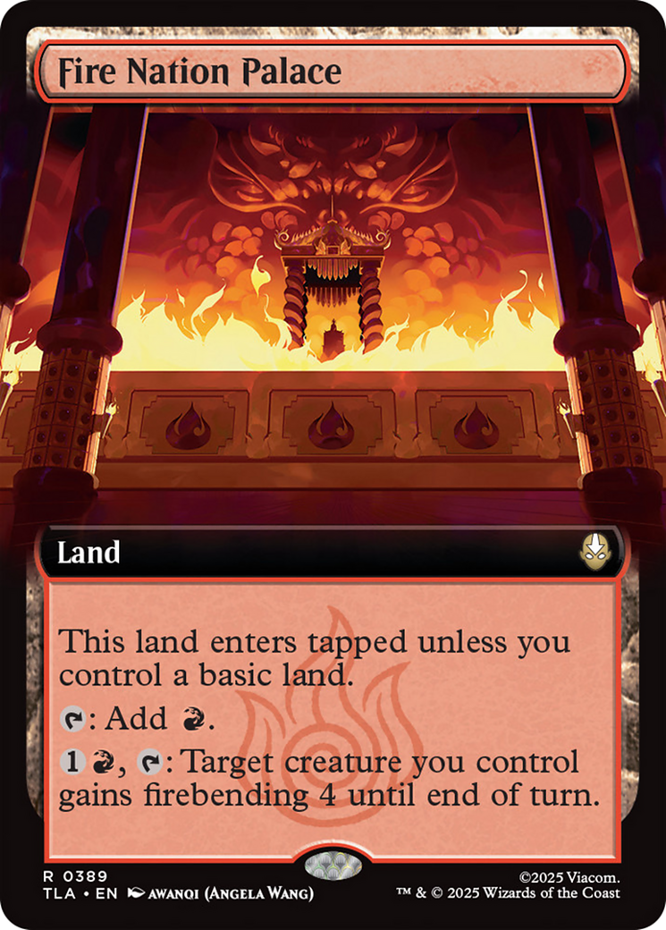 Fire Nation Palace (Extended Art) [Avatar: The Last Airbender] - Magic: The Gathering - Card Brawlers | Quebec | Canada |