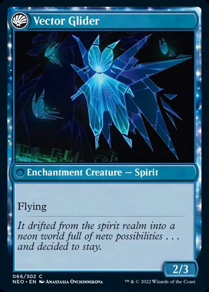 The Modern Age // Vector Glider [Kamigawa: Neon Dynasty] - Magic: The Gathering - Card Brawlers | Quebec | Canada |
