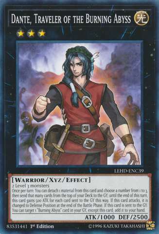 Dante, Traveler of the Burning Abyss [LEHD-ENC39] Common - Yu-Gi-Oh! - Card Brawlers | Quebec | Canada |