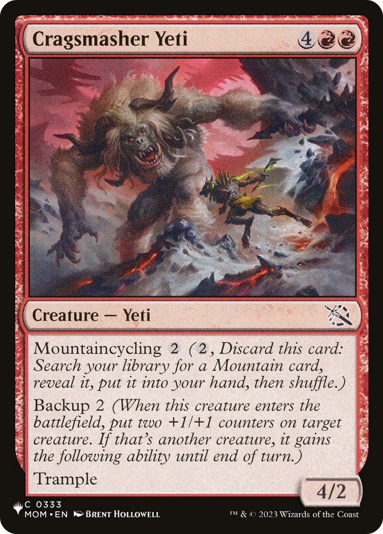 Cragsmasher Yeti [The List] - Magic: The Gathering - Card Brawlers | Quebec | Canada |