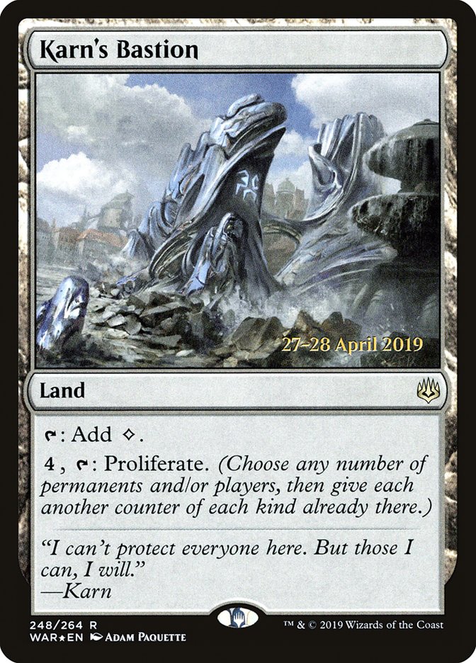 Karn's Bastion [War of the Spark Prerelease Promos] - Magic: The Gathering - Card Brawlers | Quebec | Canada |