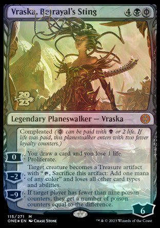 Vraska, Betrayal's Sting [Phyrexia: All Will Be One Prerelease Promos] - Magic: The Gathering - Card Brawlers | Quebec | Canada |