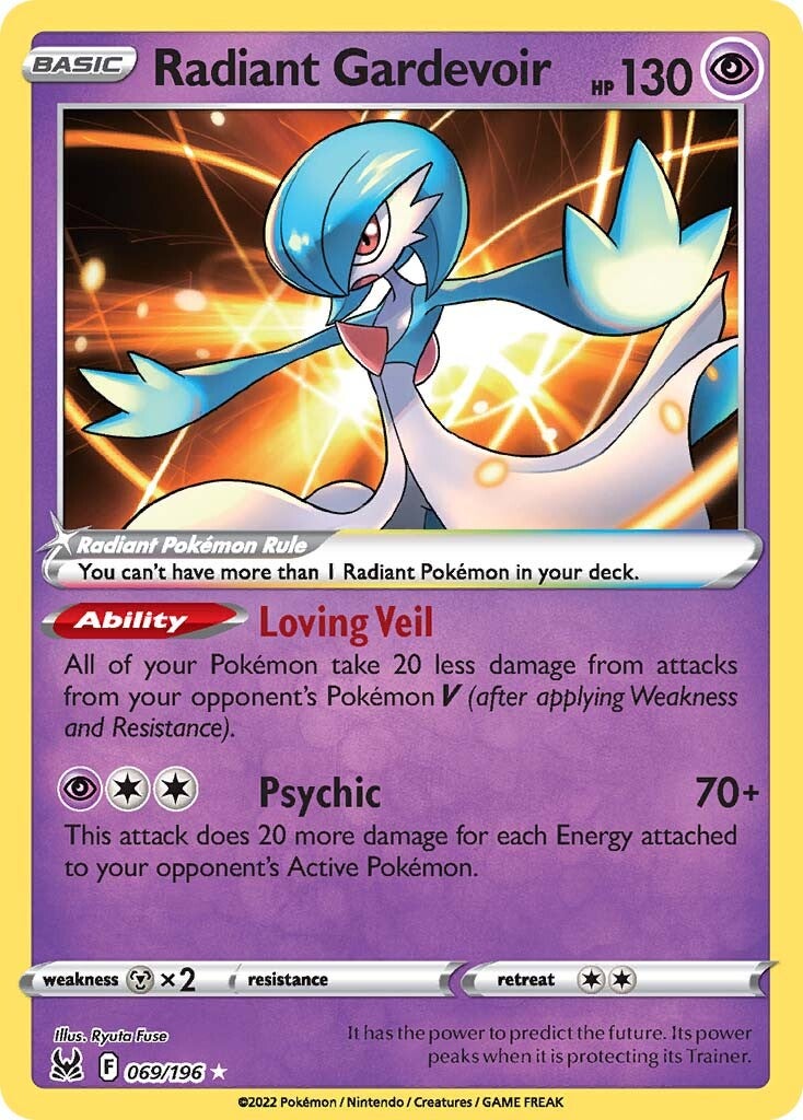 Radiant Gardevoir (069/196) [Sword & Shield: Lost Origin] - Pokémon - Card Brawlers | Quebec | Canada |