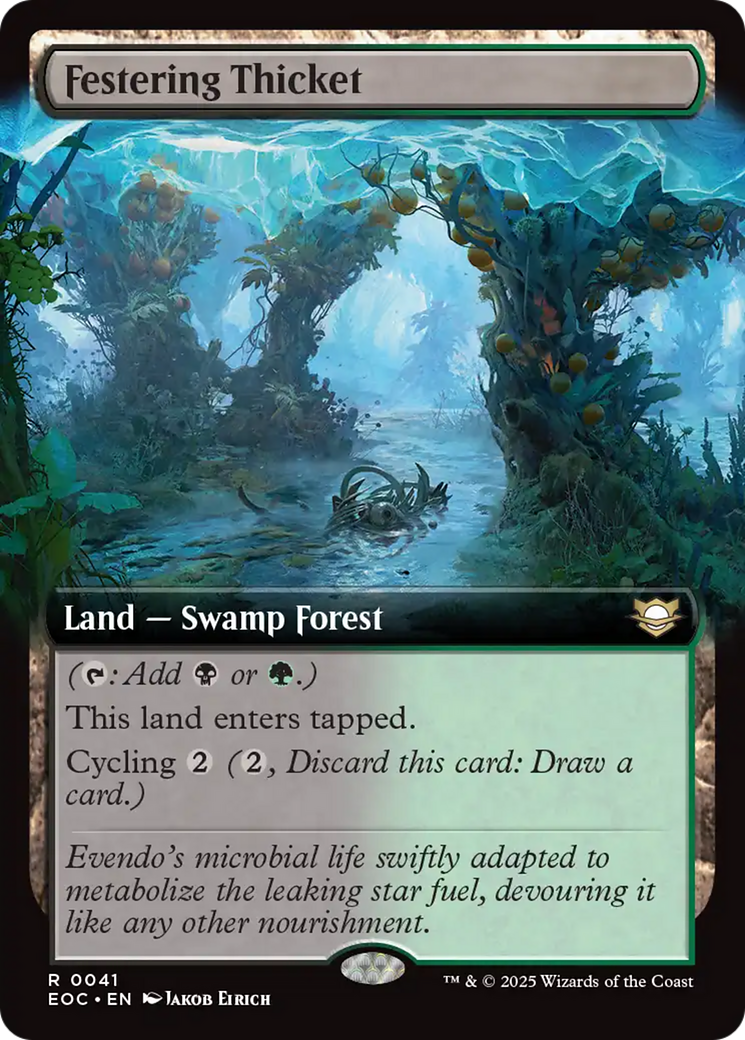 Festering Thicket (Extended Art) [Edge of Eternities Commander] - Magic: The Gathering - Card Brawlers | Quebec | Canada |