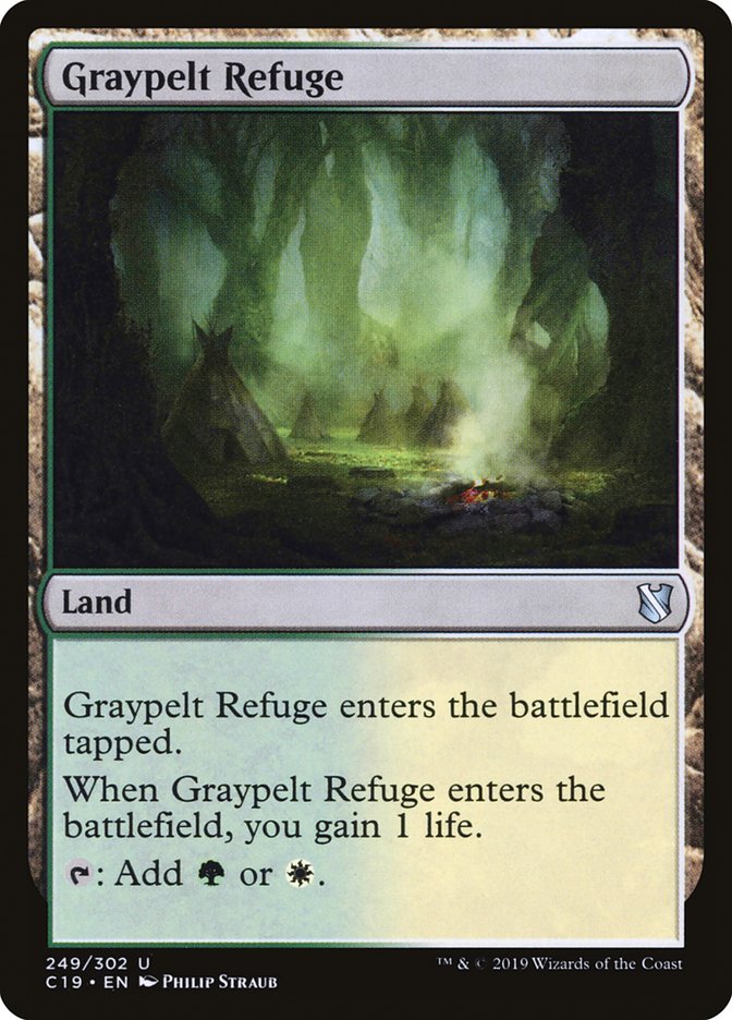 Graypelt Refuge [Commander 2019] - Magic: The Gathering - Card Brawlers | Quebec | Canada |