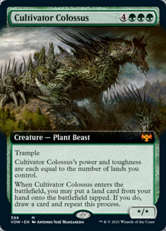 Cultivator Colossus (Extended Art) [Innistrad: Crimson Vow] - Magic: The Gathering - Card Brawlers | Quebec | Canada |