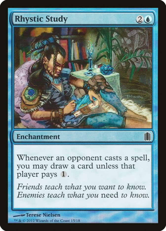 Rhystic Study [Commander's Arsenal] - Magic: The Gathering - Card Brawlers | Quebec | Canada |