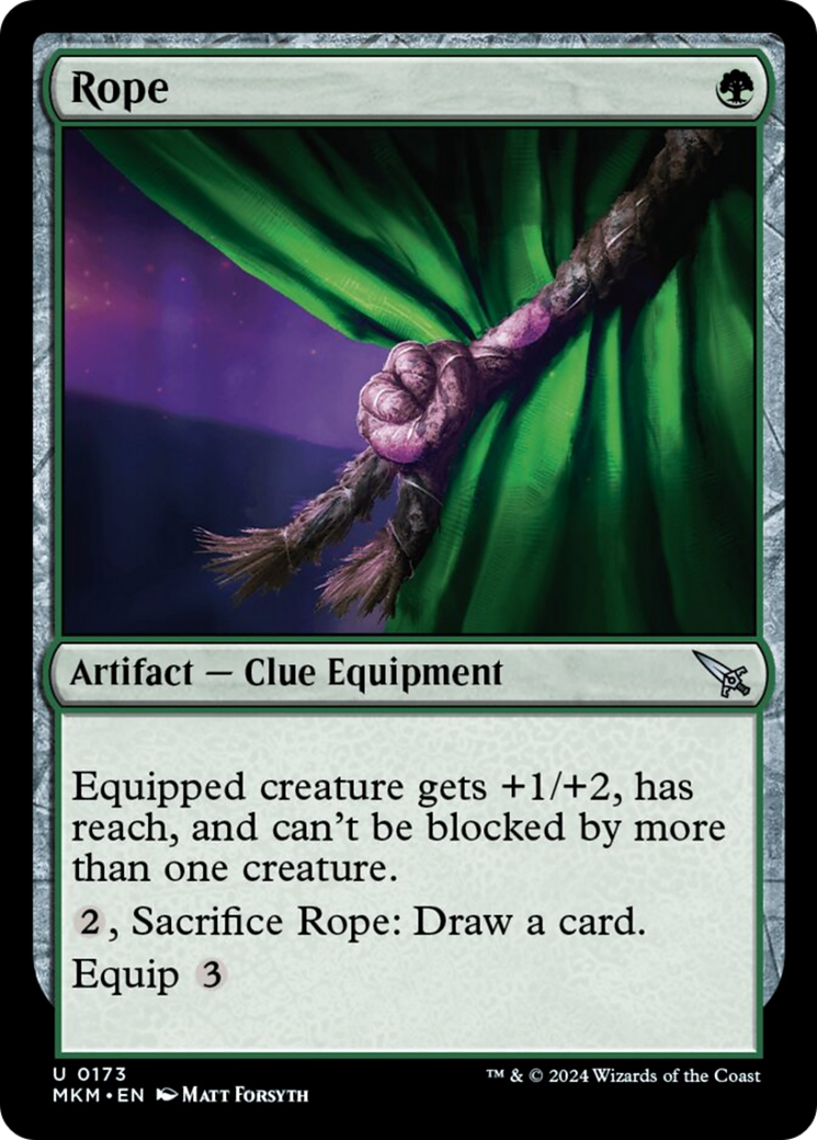 Rope [Murders at Karlov Manor] - Magic: The Gathering - Card Brawlers | Quebec | Canada |