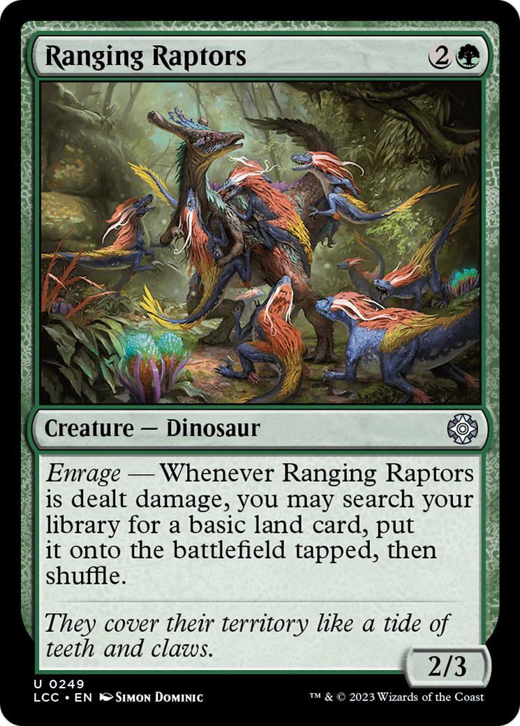 Ranging Raptors [The Lost Caverns of Ixalan Commander] - Magic: The Gathering - Card Brawlers | Quebec | Canada |