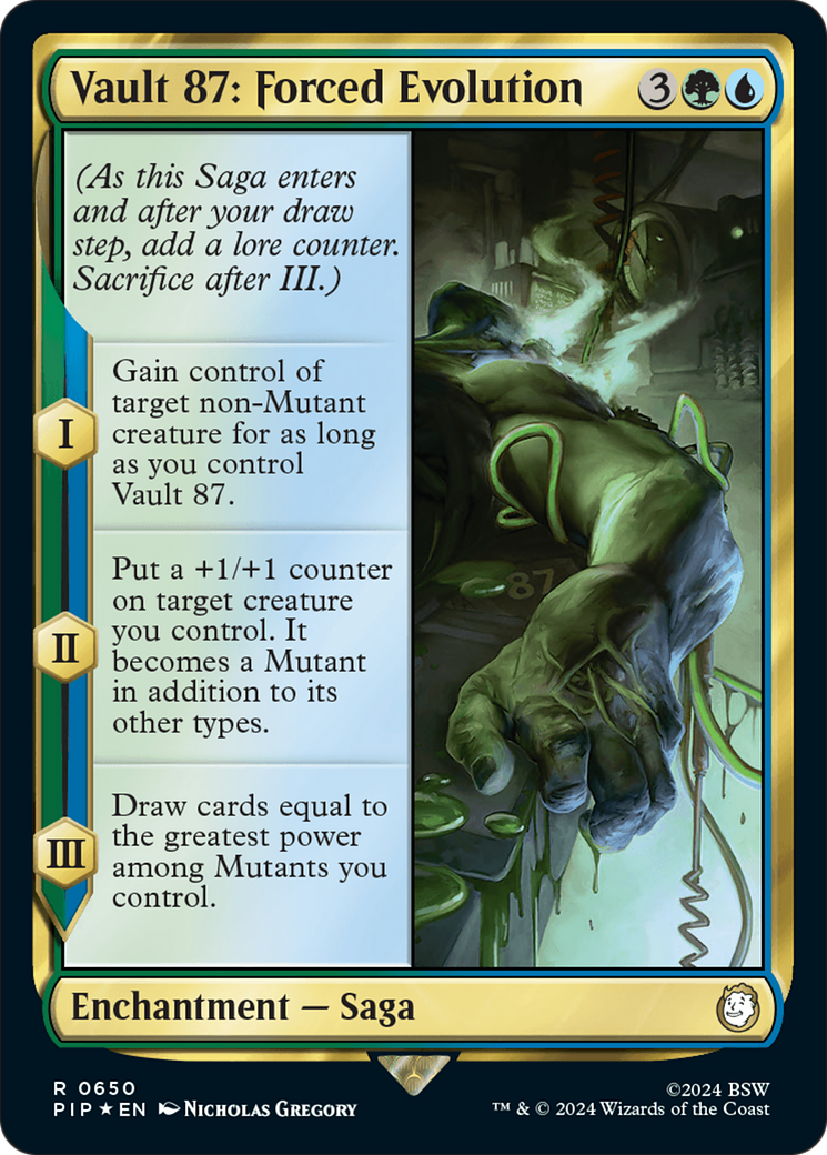 Vault 87: Forced Evolution (Surge Foil) [Fallout] - Magic: The Gathering - Card Brawlers | Quebec | Canada |