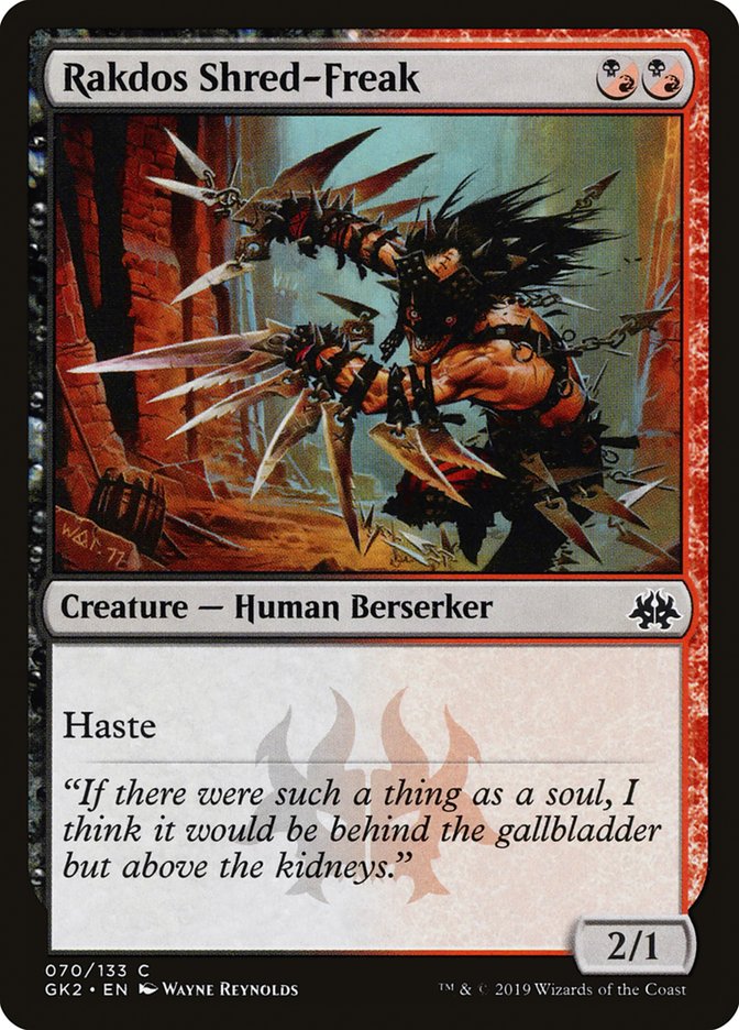 Rakdos Shred-Freak [Ravnica Allegiance Guild Kit] - Magic: The Gathering - Card Brawlers | Quebec | Canada |