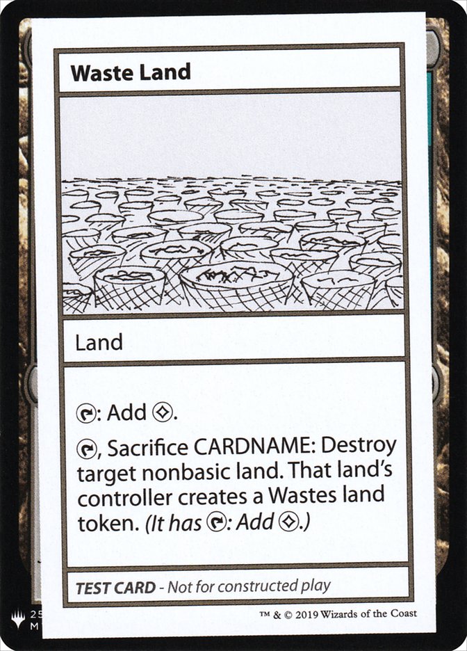 Waste Land [Mystery Booster Playtest Cards] - Magic: The Gathering - Card Brawlers | Quebec | Canada |