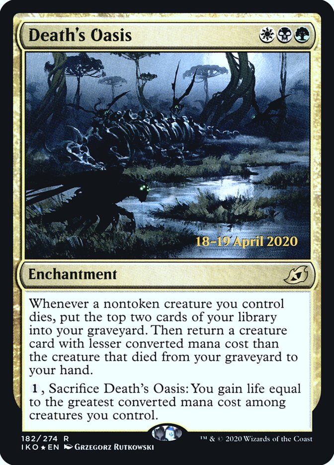 Death's Oasis [Ikoria: Lair of Behemoths Prerelease Promos] - Magic: The Gathering - Card Brawlers | Quebec | Canada |