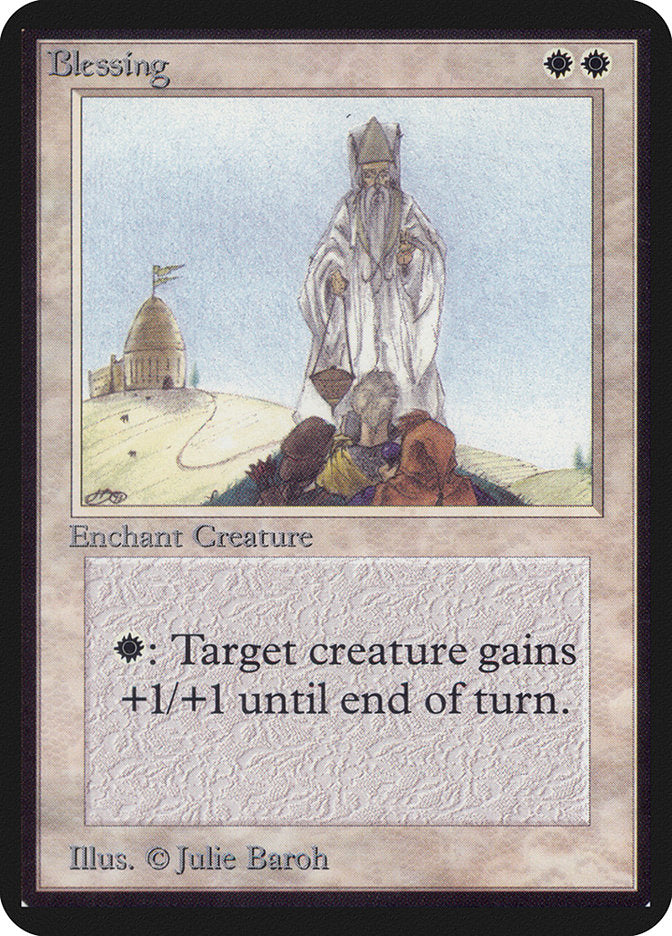 Blessing [Alpha Edition] - Magic: The Gathering - Card Brawlers | Quebec | Canada |