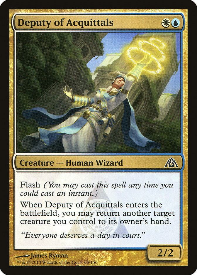 Deputy of Acquittals [Dragon's Maze] - Magic: The Gathering - Card Brawlers | Quebec | Canada |