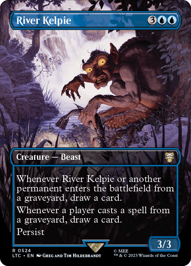 River Kelpie (Borderless) [The Lord of the Rings: Tales of Middle-Earth Commander] - Magic: The Gathering - Card Brawlers | Quebec | Canada |