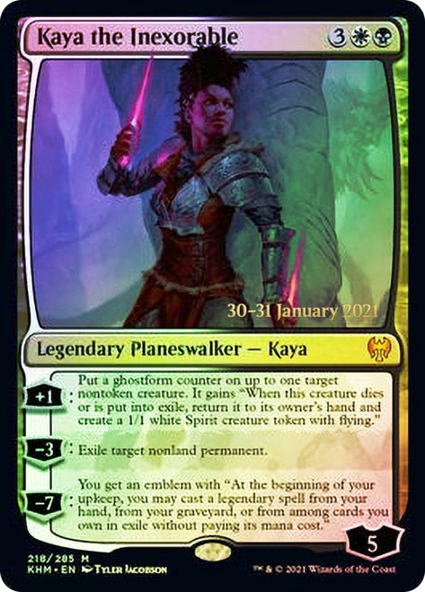 Kaya the Inexorable [Kaldheim Prerelease Promos] - Magic: The Gathering - Card Brawlers | Quebec | Canada |