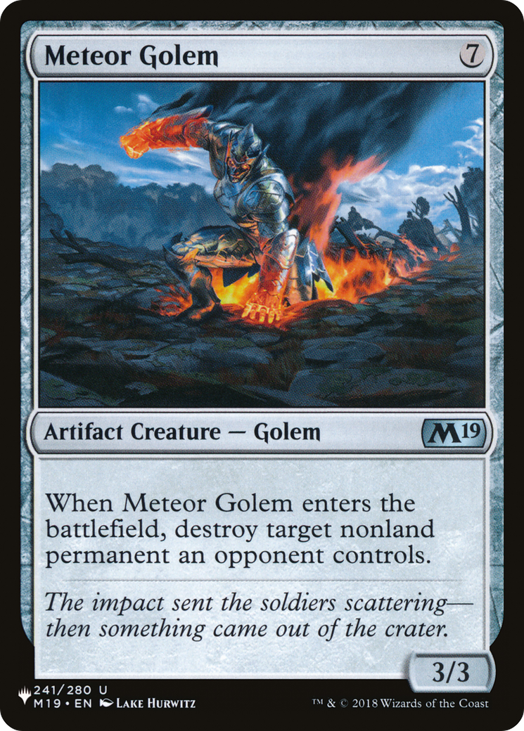 Meteor Golem [Secret Lair: From Cute to Brute] - Magic: The Gathering - Card Brawlers | Quebec | Canada |