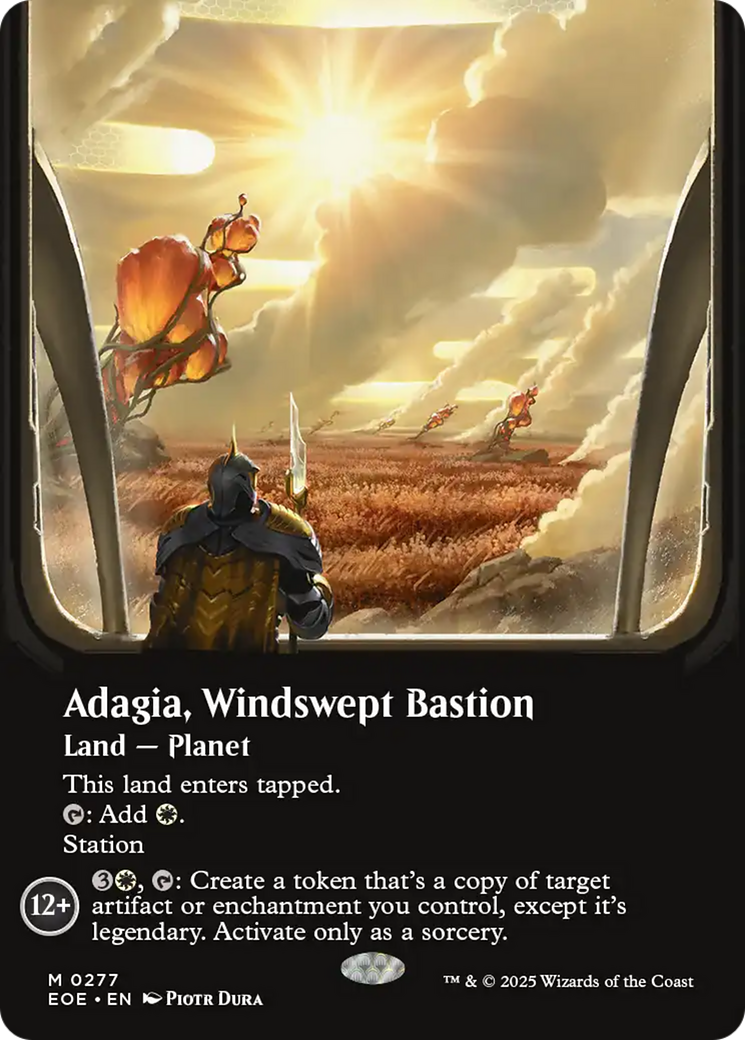 Adagia, Windswept Bastion (Borderless) [Edge of Eternities] - Magic: The Gathering - Card Brawlers | Quebec | Canada |