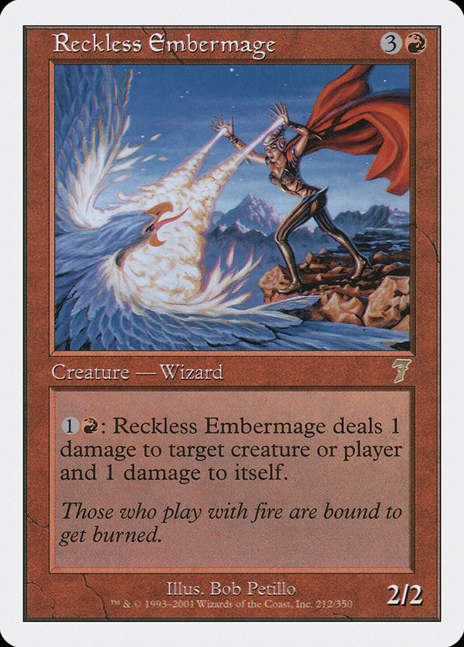 Reckless Embermage [Seventh Edition] - Magic: The Gathering - Card Brawlers | Quebec | Canada |