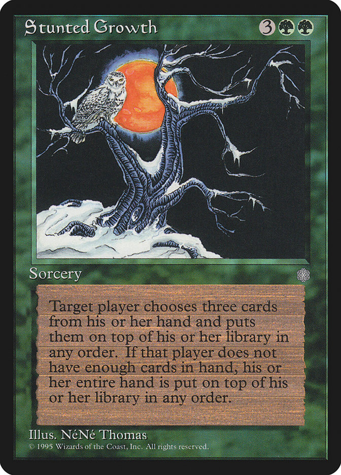 Stunted Growth [Ice Age] - Magic: The Gathering - Card Brawlers | Quebec | Canada |