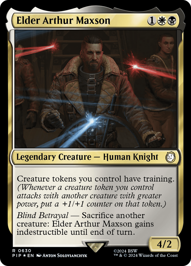 Elder Arthur Maxson (Surge Foil) [Fallout] - Magic: The Gathering - Card Brawlers | Quebec | Canada |