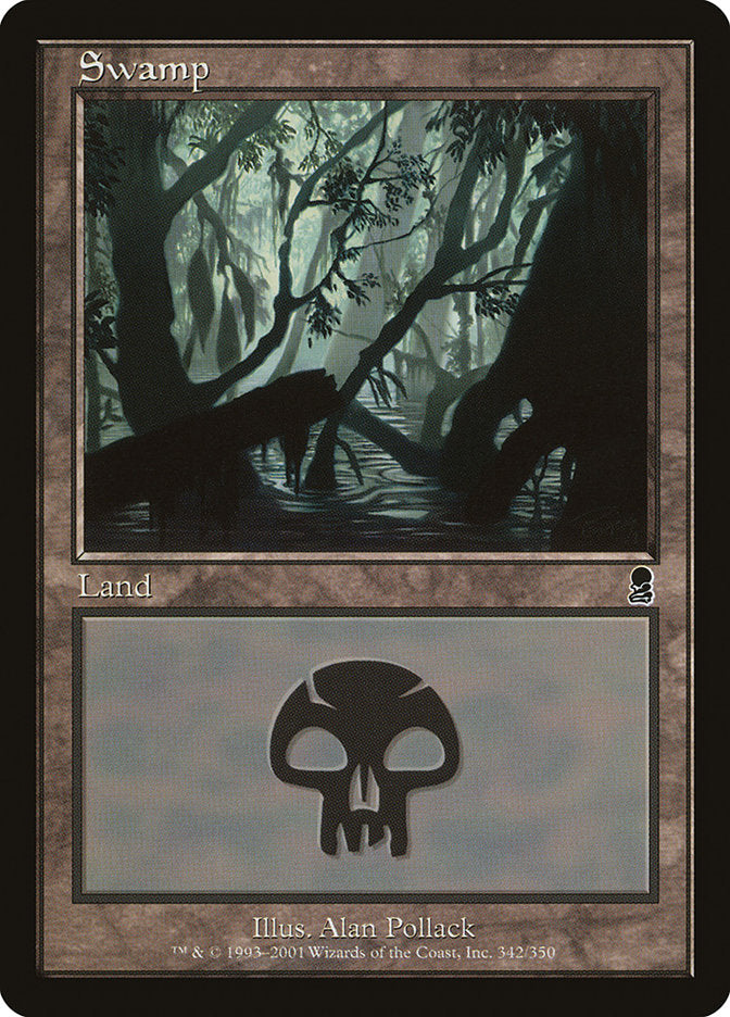 Swamp (342) [Odyssey] - Magic: The Gathering - Card Brawlers | Quebec | Canada |