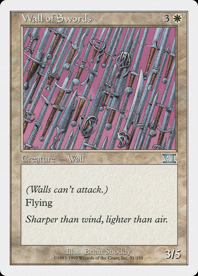Wall of Swords [Classic Sixth Edition] - Magic: The Gathering - Card Brawlers | Quebec | Canada |