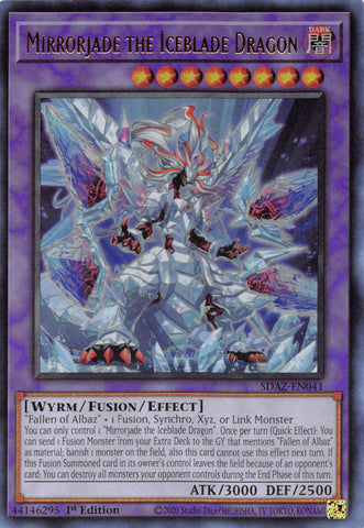 Mirrorjade the Iceblade Dragon [SDAZ-EN041] Ultra Rare - Yu-Gi-Oh! - Card Brawlers | Quebec | Canada |