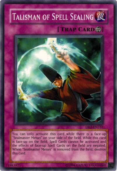 Talisman of Spell Sealing [DR2-EN161] Common - Yu-Gi-Oh! - Card Brawlers | Quebec | Canada |