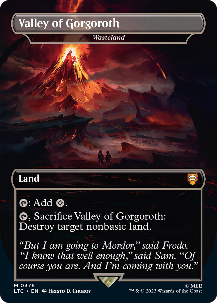 Valley of Gorgoroth - Wasteland [The Lord of the Rings: Tales of Middle-Earth Commander] - Magic: The Gathering - Card Brawlers | Quebec | Canada |