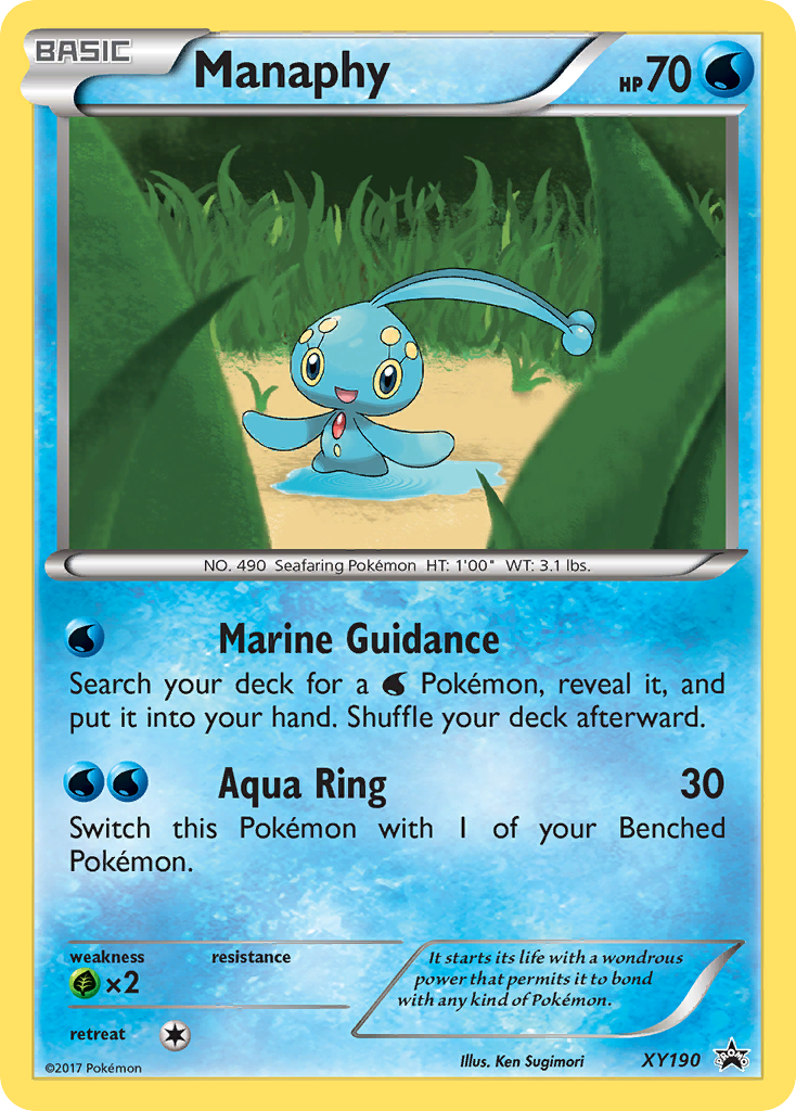 Manaphy (XY190) [XY: Black Star Promos] - Pokémon - Card Brawlers | Quebec | Canada |
