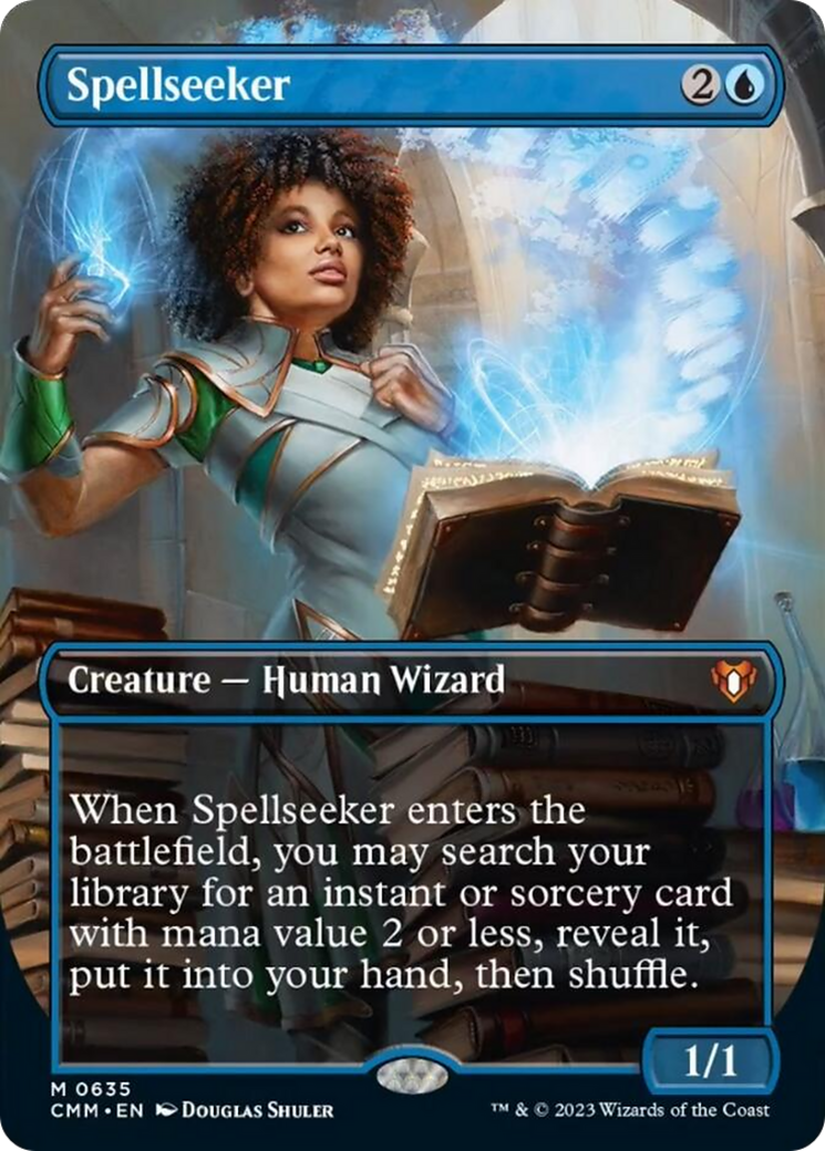 Spellseeker (Borderless Alternate Art) [Commander Masters] - Magic: The Gathering - Card Brawlers | Quebec | Canada |