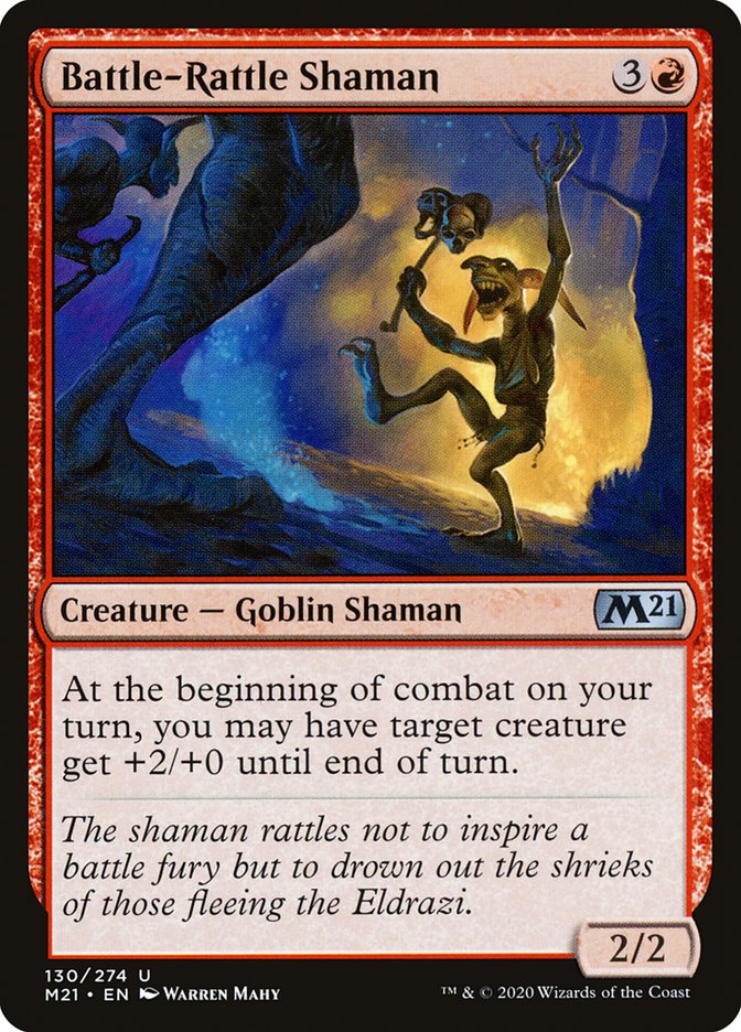 Battle-Rattle Shaman [Core Set 2021] - Magic: The Gathering - Card Brawlers | Quebec | Canada |