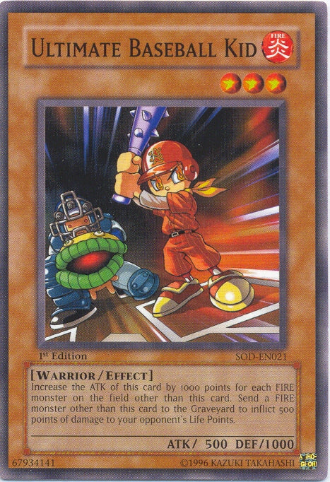 Ultimate Baseball Kid [SOD-EN021] Common - Yu-Gi-Oh! - Card Brawlers | Quebec | Canada |