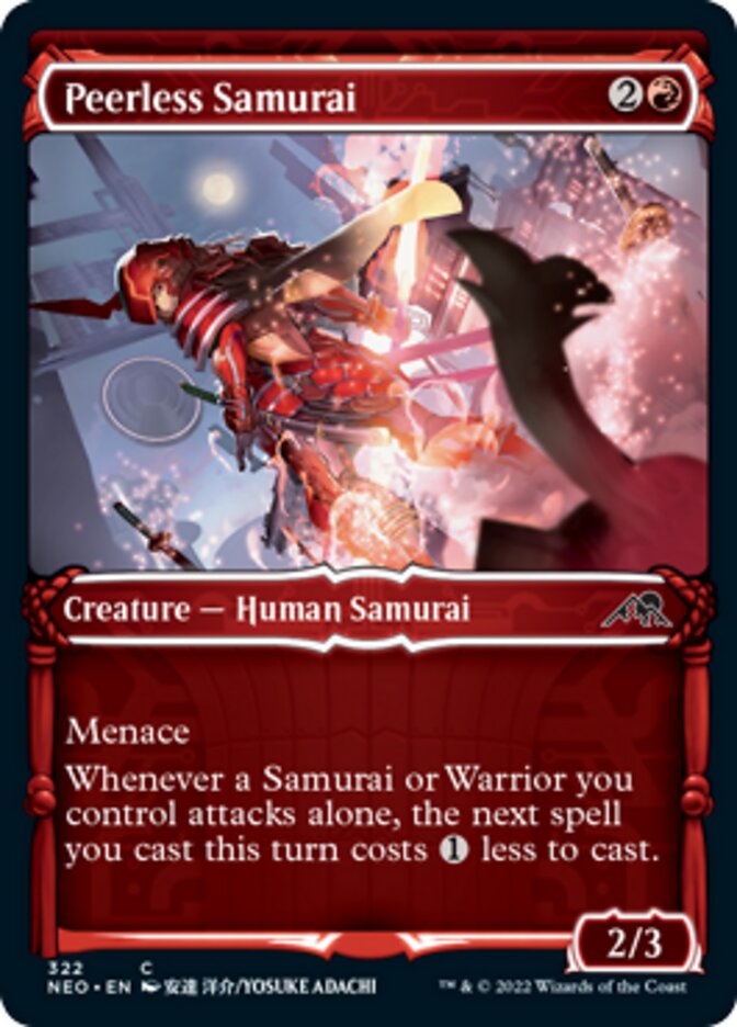 Peerless Samurai (Showcase Samurai) [Kamigawa: Neon Dynasty] - Magic: The Gathering - Card Brawlers | Quebec | Canada |