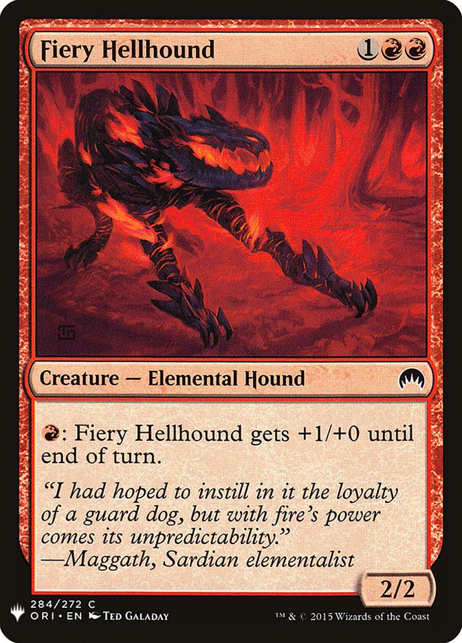 Fiery Hellhound [Mystery Booster] - Magic: The Gathering - Card Brawlers | Quebec | Canada |