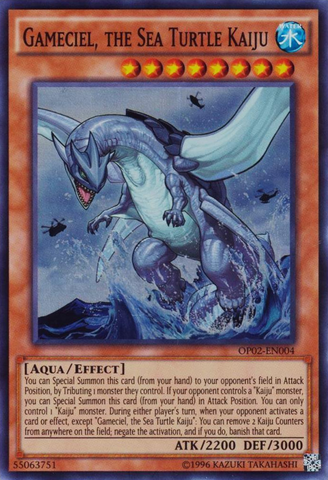 Gameciel, the Sea Turtle Kaiju [OP02-EN004] Super Rare - Yu-Gi-Oh! - Card Brawlers | Quebec | Canada |