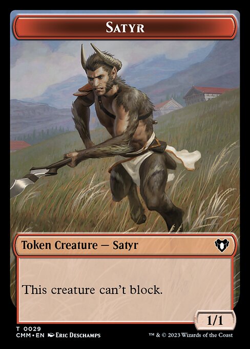 Eldrazi Scion // Satyr Double-Sided Token [Commander Masters Tokens] - Magic: The Gathering - Card Brawlers | Quebec | Canada |