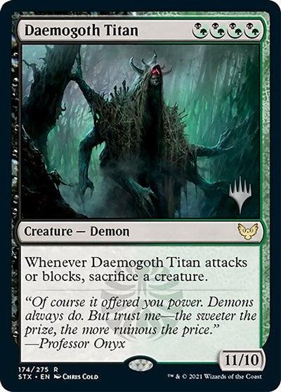 Daemogoth Titan (Promo Pack) [Strixhaven: School of Mages Promos] - Magic: The Gathering - Card Brawlers | Quebec | Canada |