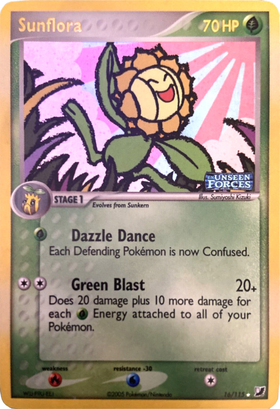 Sunflora (16/115) (Stamped) [EX: Unseen Forces] - Pokémon - Card Brawlers | Quebec | Canada |