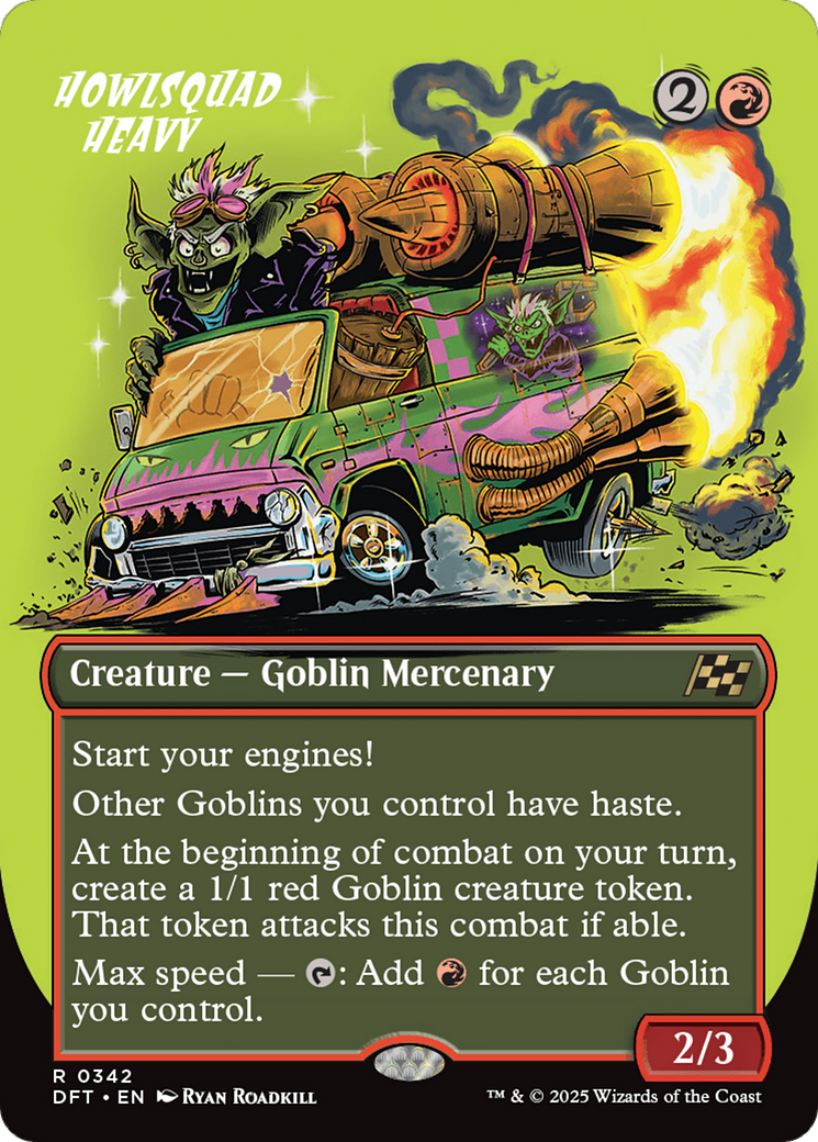 Howlsquad Heavy (Borderless) [Aetherdrift] - Magic: The Gathering - Card Brawlers | Quebec | Canada |