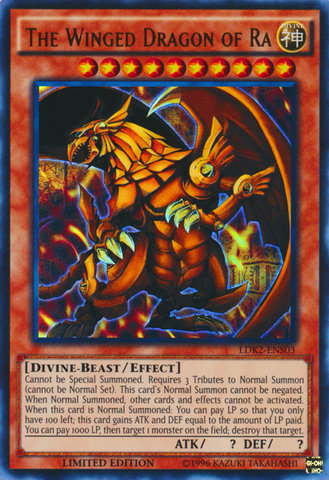 The Winged Dragon of Ra [LDK2-ENS03] Ultra Rare - Yu-Gi-Oh! - Card Brawlers | Quebec | Canada |