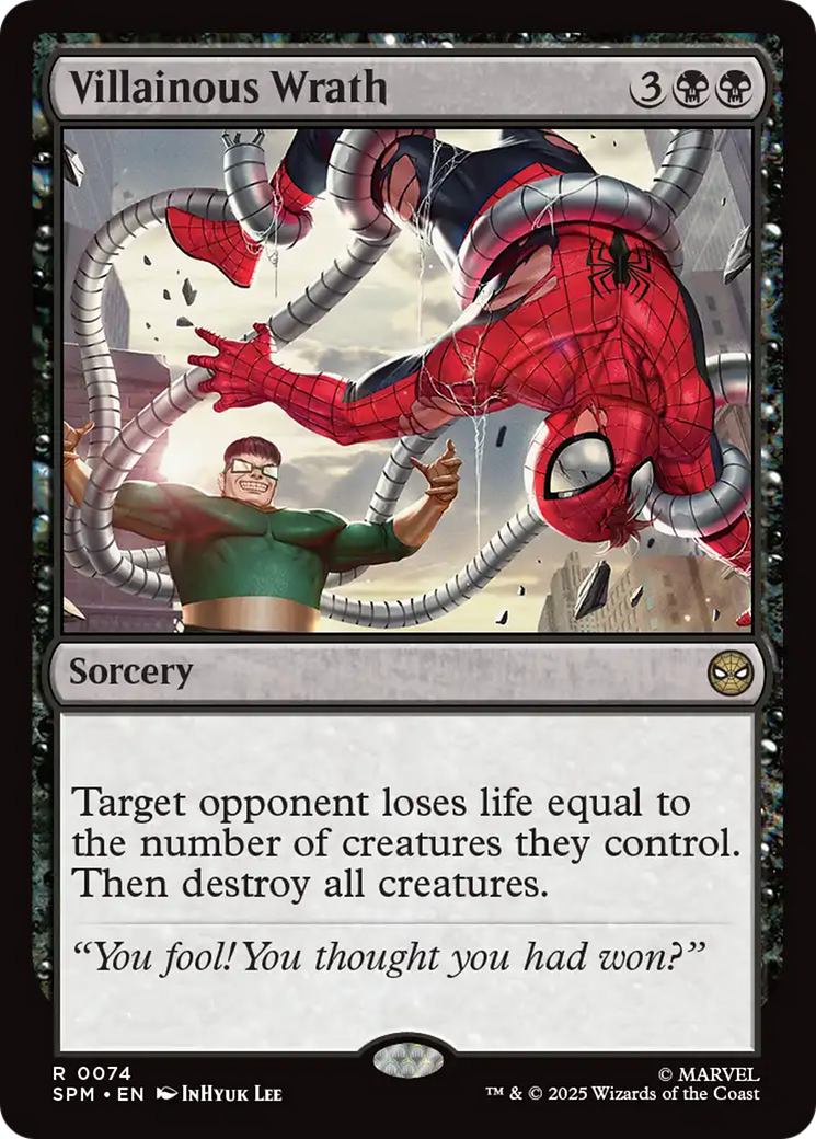 Villainous Wrath [Marvel's Spider-Man] - Magic: The Gathering - Card Brawlers | Quebec | Canada |