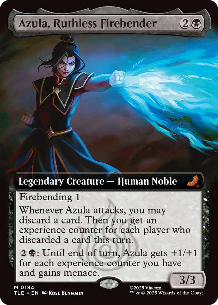 Azula, Ruthless Firebender (Extended Art) [Avatar: The Last Airbender: Eternal-Legal] - Magic: The Gathering - Card Brawlers | Quebec | Canada |