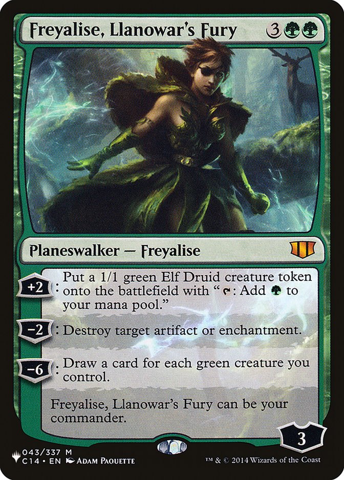 Freyalise, Llanowar's Fury [The List] - Magic: The Gathering - Card Brawlers | Quebec | Canada |