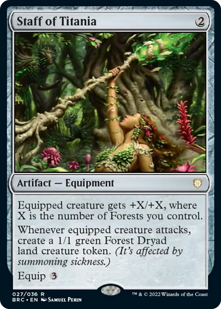 Staff of Titania [The Brothers' War Commander] - Magic: The Gathering - Card Brawlers | Quebec | Canada |