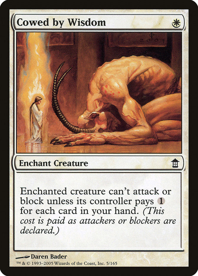 Cowed by Wisdom [Saviors of Kamigawa] - Magic: The Gathering - Card Brawlers | Quebec | Canada |