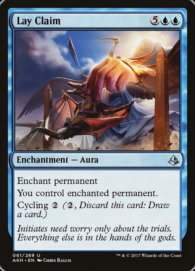 Lay Claim [Amonkhet] - Magic: The Gathering - Card Brawlers | Quebec | Canada |