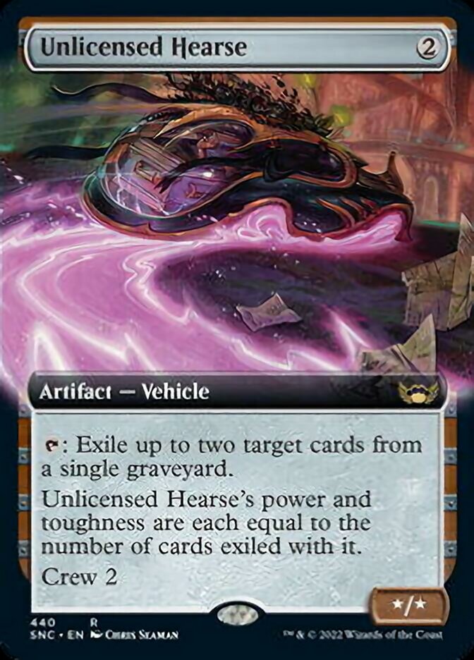 Unlicensed Hearse (Extended Art) [Streets of New Capenna] - Magic: The Gathering - Card Brawlers | Quebec | Canada |